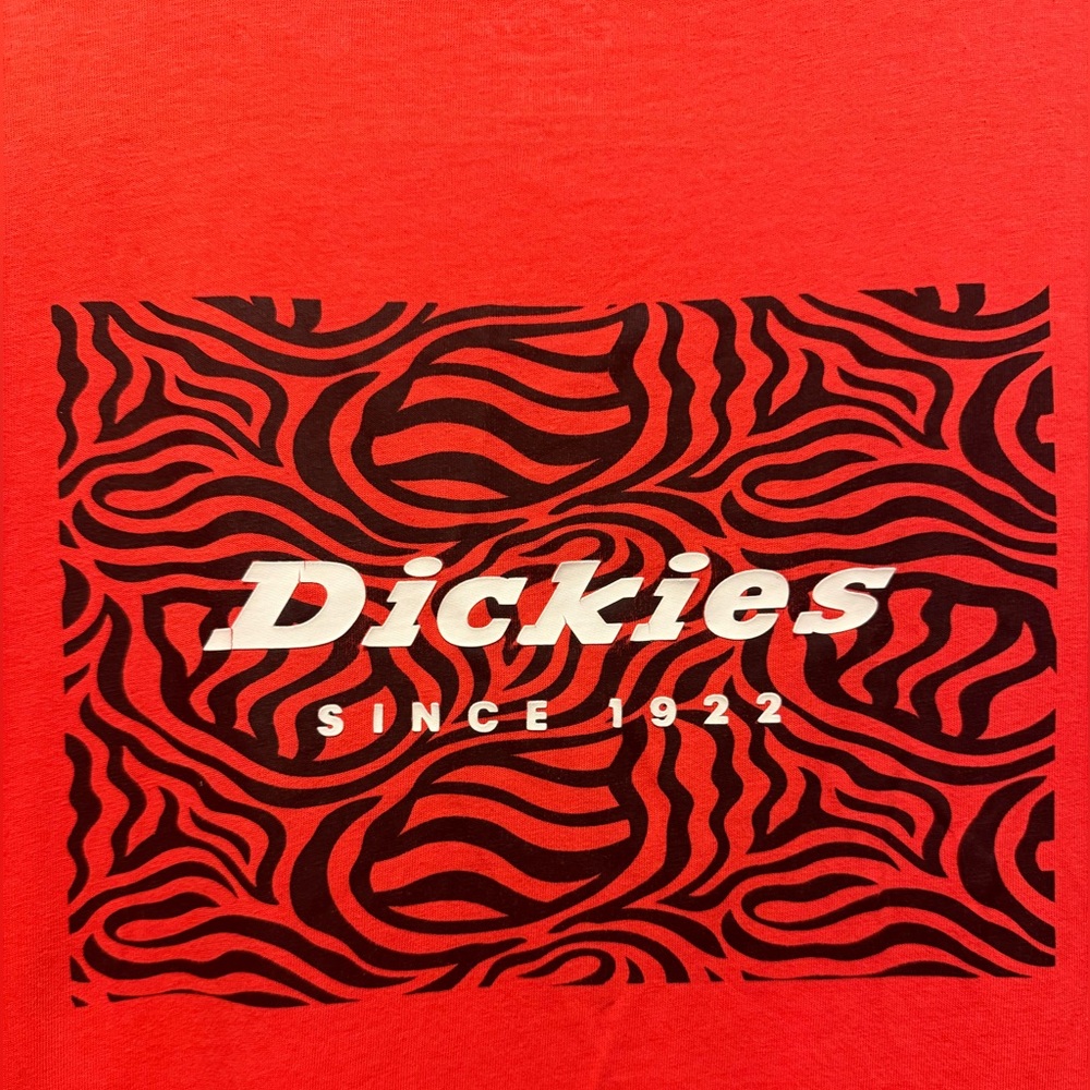 Dickies Men's Bright Red Short Sleeve Tee